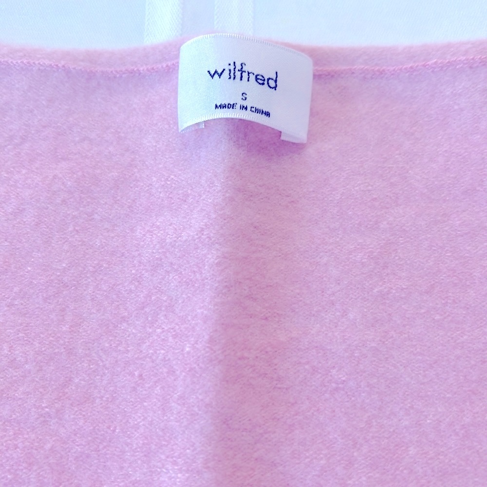 💕Aritzia-Wilfred Santorini Cropped Cardigan,S. New With Tags! Sold Out Color 🌸 - Picture 6 of 16